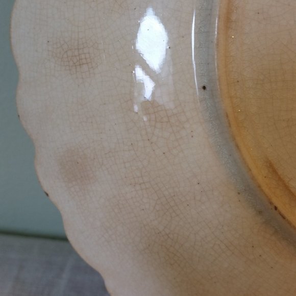 Antique 1907 Philip Boileau Lady Demure Collector Plate --Sterling China 8 3/8" - Picture 8 of 9